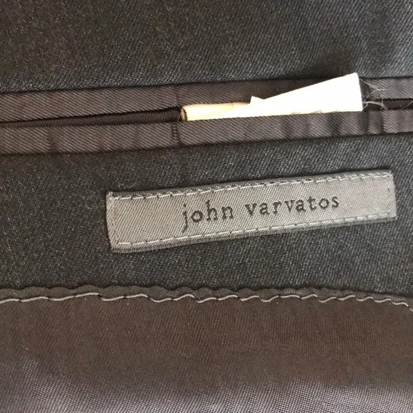 John Varvatos Black wool blazer Sz 54 - Picture 5 of 7